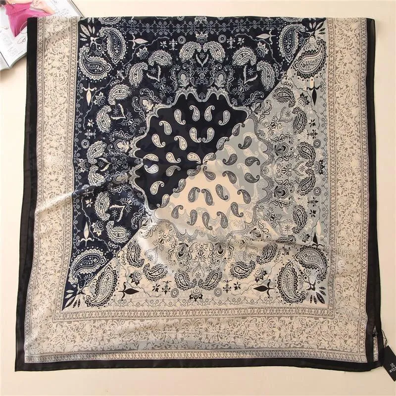 Vintage Print Women  Soft Scarf