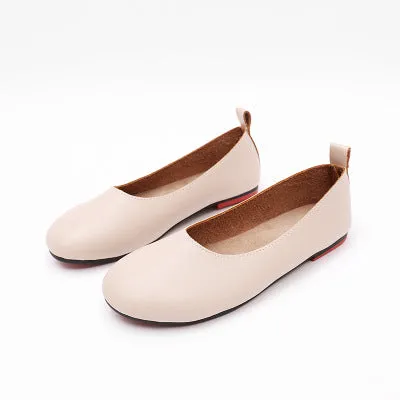 Women's soft flats Slip on comfy driving shoes casual daily work flats