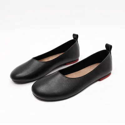 Women's soft flats Slip on comfy driving shoes casual daily work flats