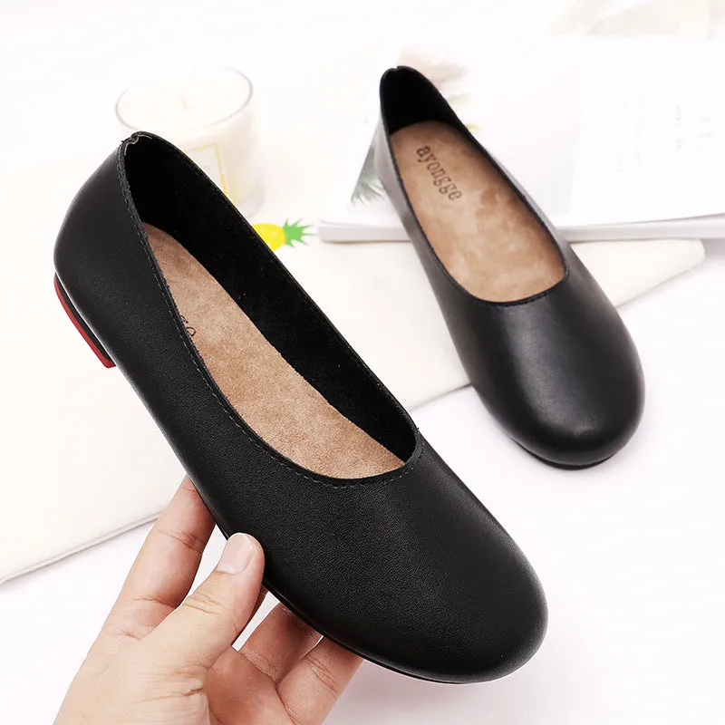 Women's soft flats Slip on comfy driving shoes casual daily work flats