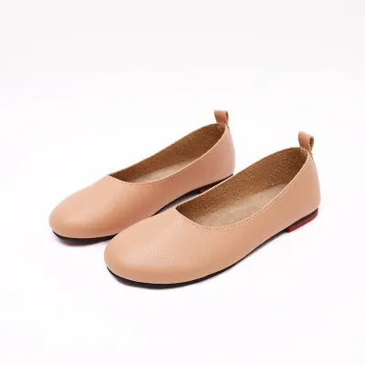 Women's soft flats Slip on comfy driving shoes casual daily work flats