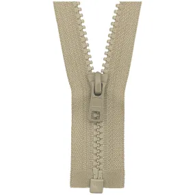 YKK Open End Zip - Medium Plastic | colour 572 sand