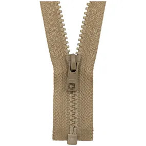 YKK Open End Zip - Medium Plastic | colour 573 Biscuit